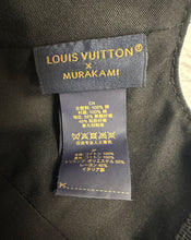 Load image into Gallery viewer, Louis Vuitton Black Murakami Superflat Baseball Cap SZ Small

