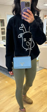 Load image into Gallery viewer, Prada Blue Calf Skin Chain Crossbody
