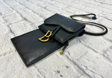 Load image into Gallery viewer, Dior Double Wristlet/Shoulder Phone Holder
