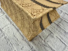 Load image into Gallery viewer, Christian Dior Natural Cannage Raffia Medium Book Tote
