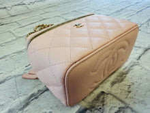 Load image into Gallery viewer, Chanel Light Pink Caviar Quilted Vanity Bag
