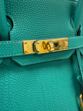 Load image into Gallery viewer, Hermes Birkin 30 in Vert Verone Togo w/ Gold Hardware
