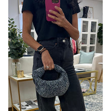 Load image into Gallery viewer, Bottega Indigo Denim Boucle Mini Jodie
