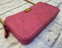 Load image into Gallery viewer, Chanel Pink Clutch On A Chain
