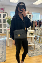 Load image into Gallery viewer, Louis Vuitton Black Empriente Pochette Metis W/Black Guitar Strap
