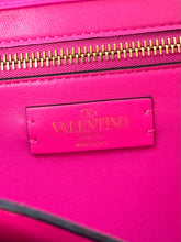 Load image into Gallery viewer, Valentino Pink Nappa Monochrome Roman Rock Stud Large WOC
