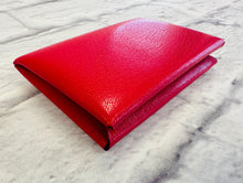 Load image into Gallery viewer, Hermes Rose Extreme Calvi Card Case
