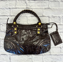 Load image into Gallery viewer, Balenciaga Chocolate Brown City Bag with oversized grommets
