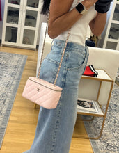 Load image into Gallery viewer, Chanel Light Pink Caviar Quilted Vanity Bag
