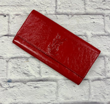 Load image into Gallery viewer, Saint Laurent Red Patent Clutch
