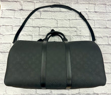 Load image into Gallery viewer, Louis Vuitton Black Empriente Bando Keepall 50
