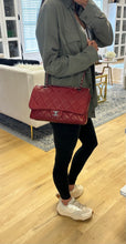 Load image into Gallery viewer, Chanel Burgundy Quilted Lambskin Accordion Flap Bag
