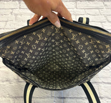 Load image into Gallery viewer, Louis Vuitton Black Monogram Mini Lin Mary Kate Tote
