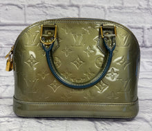 Load image into Gallery viewer, Louis Vuitton Green Vernis Alma BB
