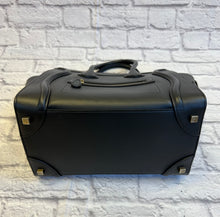 Load image into Gallery viewer, Celine Black Micro Luggage Tote
