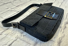 Load image into Gallery viewer, Fendi Black Zuchinno Baguette
