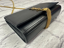 Load image into Gallery viewer, Saint Laurent Black Kate Tassel Bag W/Gold Hardware
