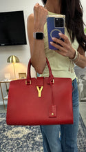 Load image into Gallery viewer, Saint Laurent Red Y Tote
