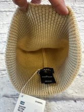 Load image into Gallery viewer, Chanel CC Cashmere Beige Beanie
