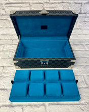 Load image into Gallery viewer, Louis Vuitton Custom Damier Graphite 8 Watch Trunk
