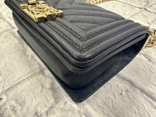 Load image into Gallery viewer, Chanel Navy Small Boy Bag
