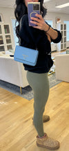 Load image into Gallery viewer, Prada Blue Calf Skin Chain Crossbody
