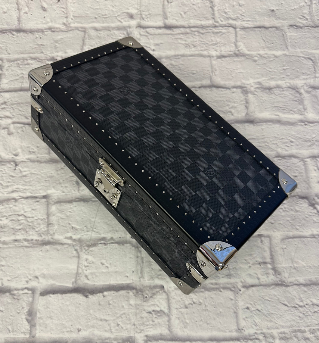 Louis Vuitton Custom Damier Graphite 8 Watch Trunk