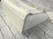 Load image into Gallery viewer, Chanel White Large Window Pane Deauville
