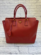 Load image into Gallery viewer, Prada Red Saffiano Tote
