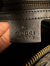 Load image into Gallery viewer, Gucci Babouska Black Python Skin Boston Bag
