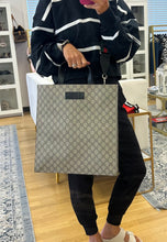 Load image into Gallery viewer, Gucci GG Supreme Top Handle Vertical Tote
