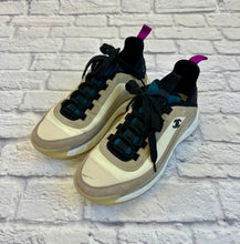 Load image into Gallery viewer, Chanel Woman’s CC Cap Toe Logo Suede/Mixed Fabric Sneakers 37.5
