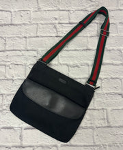 Load image into Gallery viewer, Gucci Black Monogram Canvas Signature Web Messenger
