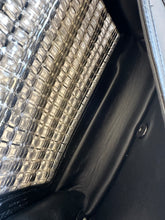 Load image into Gallery viewer, Chanel PVC Thread Woven Medium Black Boy Bag
