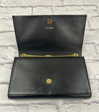 Load image into Gallery viewer, Saint Laurent Black Kate Tassel Bag W/Gold Hardware
