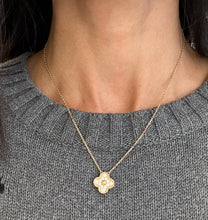 Load image into Gallery viewer, VAN CLEEF &amp; ARPELS
18k Rose Gold And Diamond Vintage Alhambra Pendant Necklace
