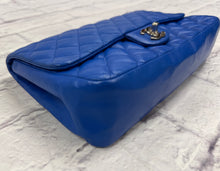 Load image into Gallery viewer, Chanel Electric Blue Seasonal Medium Single Flap
