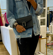 Load image into Gallery viewer, Gucci Black Mini Dionysus Flap Bag
