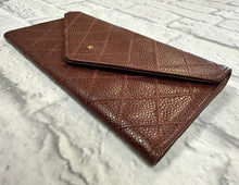 Load image into Gallery viewer, Chanel Maroon Caviar Flap Wallet
