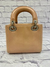Load image into Gallery viewer, Dior Beige Python Mini Lady Dior
