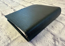 Load image into Gallery viewer, Louis Vuitton Black Epi Agenda Cover
