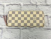 Load image into Gallery viewer, Louis Vuitton Damier Azur Clemence Full Zip Wallet
