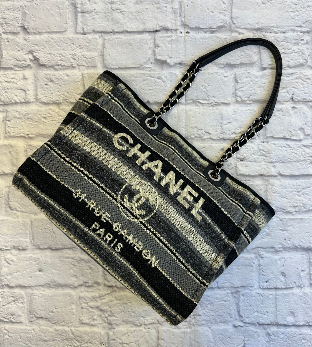 Chanel Knit Striped Small Deauville