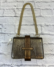 Load image into Gallery viewer, Chloe Metallic Padlock Small Crossbody Bag
