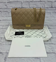 Load image into Gallery viewer, Chanel Metallic Quilted  Reissue Double Flap
