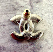 Load image into Gallery viewer, Chanel CC Silver Crystal &amp; Pearl Earrings
