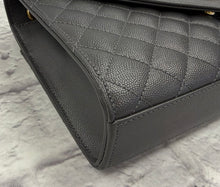 Load image into Gallery viewer, Saint Laurent Grey Medium Envelope Flap
