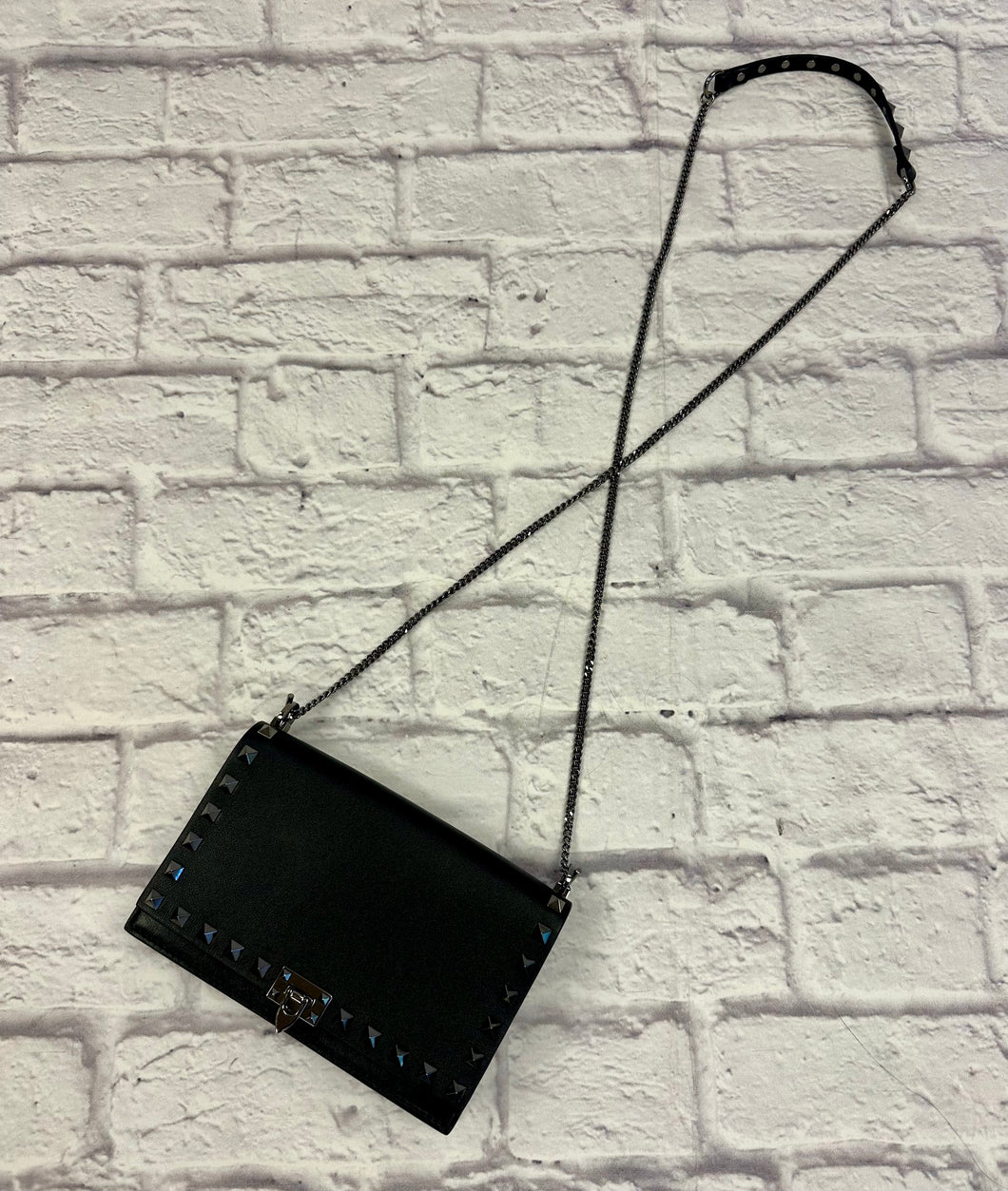 Valentino Black Rockstud Shoulder Bag