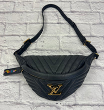 Load image into Gallery viewer, Louis Vuitton Black New Wave Bumbag
