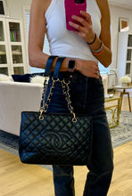 Load image into Gallery viewer, Chanel Black Caviar GST With Gold Hardware
